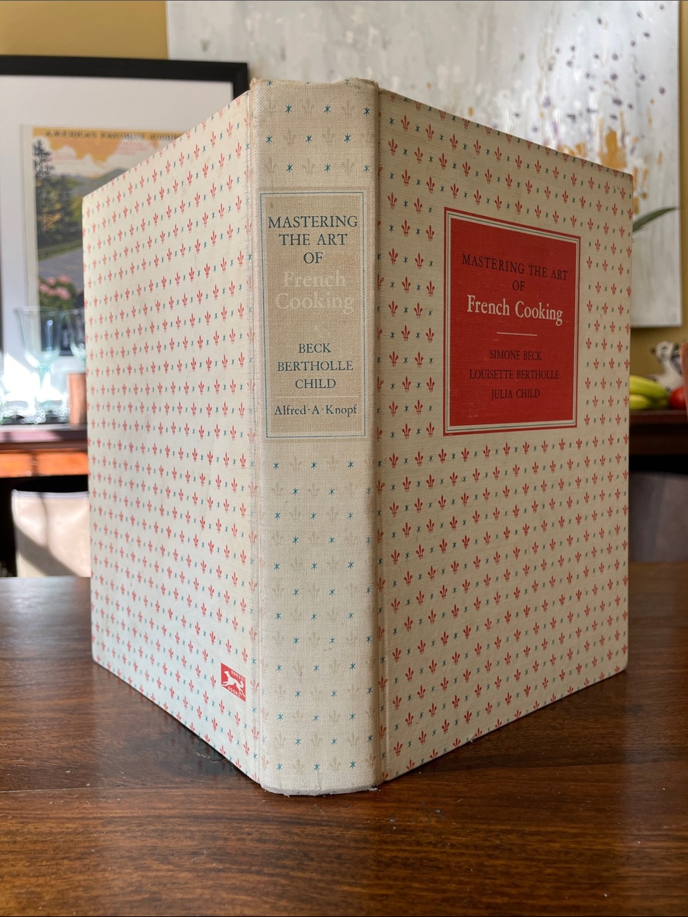 1961 Mastering the Art of French Cooking Julia Child Vintage Hardcover Book